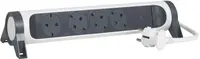 Benzi de alimentare Legrand - 694507 4x shuko, protecție, 1,5 m, alb-gri