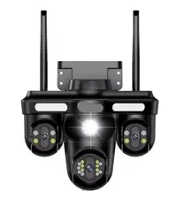 Camera de Supraveghere Conexiune WIFI 3 Lentile 12 MP Vedere Panoramica