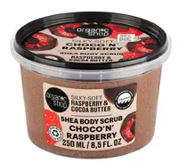 Organic Shop Exfoliant corporal Choco'n'Raspberry, Raspberry & Cocoa, 250 ml