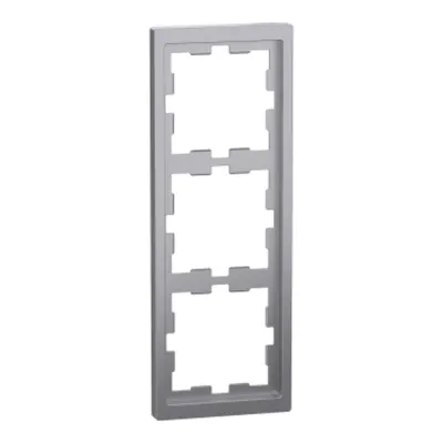 Merten System D, Rama tripla D-Life, otel inoxidabil