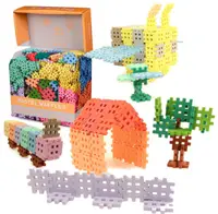 Marioinex Waffle Constructor în culori pastelate - abur, 300 de piese