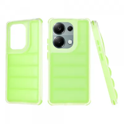 Husa pentru Xiaomi Redmi Note 13 Pro 4G / Poco M6 Pro 4G, Techsuit, Wave Shield, Verde
