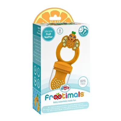 Suzetă din silicon pentru fructe OrangieFly Frootimals