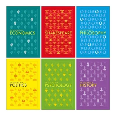 DK The Little Book Of Series 6 Books Collection Set (Economics, Politics, Shakespeare, Philosophy, Psychology, History)
