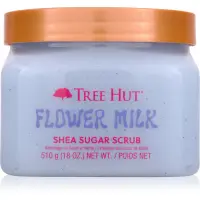 Tree Hut Shea Sugar Scrub Flower Milk exfoliant de corp cu zahăr 510 g