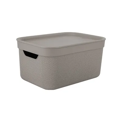 Cutie de depozitare din plastic cu capac Deco - Rotho