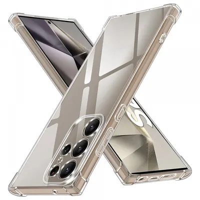 Husa pentru Samsung Galaxy S24 Ultra S928, Techsuit, Shockproof Clear, Transparenta