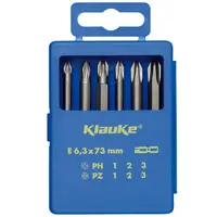 Set biti 6 piese, drepte+PH Klauke KL330