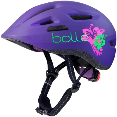 Casca de bicicletă pentru copii - Cască pentru fete, mov