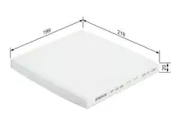 Filtru habitaclu BOSCH 1 987 432 088