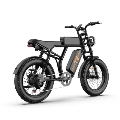 Bicicletă electrică cu suspensie completă URLIFE T2 cu baterie de 48 V 15,6 Ah