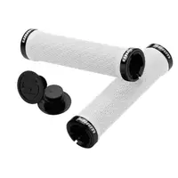 Sram Grips Locking W/double Clamps & End Plugs White