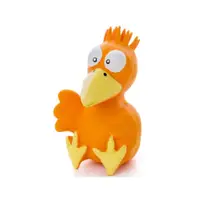 Jucărie pasăre pentru câini: latex, 13 cm, orange