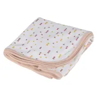 Pătură pentru copii albă din bumbac 75x75 cm Forest – Bébé Douceur