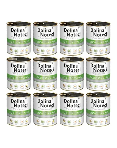 DOLINA NOTECI Premium cu vânat 12x800g hrană câini