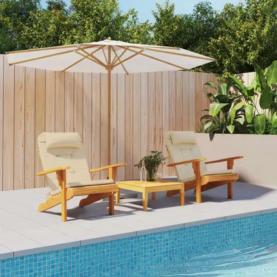 Gossi perne pentru scaun adirondack, 2 buc, bej, textil oxford