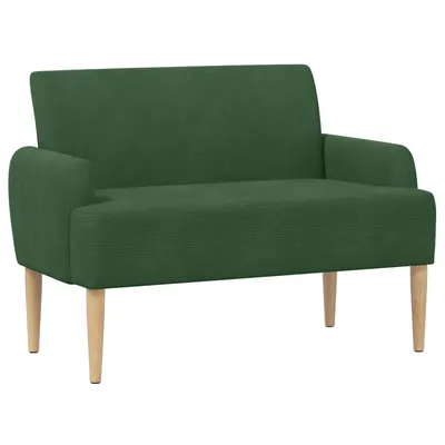 vidaXL Canapea cu capitonaj butonat Verde Junglă 116 x 67 x 81 cm
