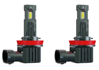 Set 2 becuri auto LED mini H11 K13 model 3570 de 150W 19000 lumeni 6000k
