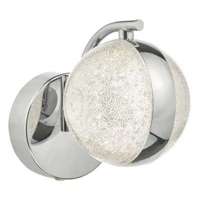 Aplica Nyma Wall Light Polished Chrome & Acrylic LED