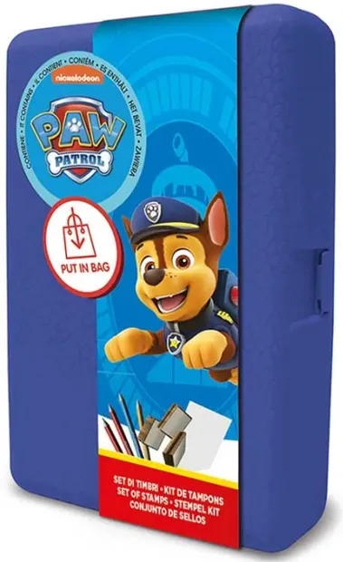 Cutie de depozitare Multiprint Paw Patrol - Cu accesorii, albastru