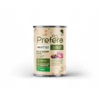 PREFERA Pro H&T Stew, XS-XL, Mistreț și Afine, conservă hrană umedă fără cereale câini, (pate), 400g