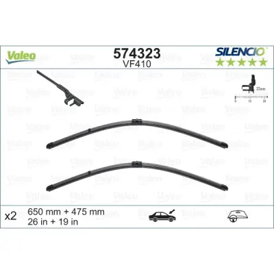 Lamela stergator VALEO 574323