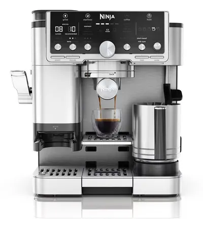 Aparat de cafea Ninja - Luxe Café Pro, 14 bar, 2 l, argintiu/negru