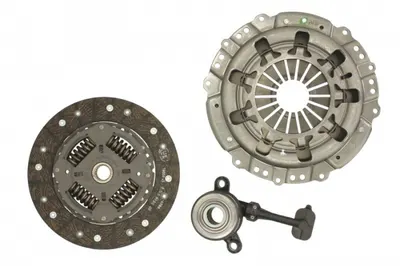 Kit ambreiaj cu rulment hidraulic (Cu capac ambreiaj; cilindru ambreiaj central; placa presiune, 220mm) potrivit DACIA DOKKER, DOKKER EXPRESS MINIVAN 1.5D 01.03