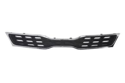Grila radiator Hatchback, crom/negru potrivit KIA RIO II, RIO III 1.1D-1.6 2005-2014