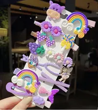Set 14 Clame Par Multicolore pentru Copii - N4