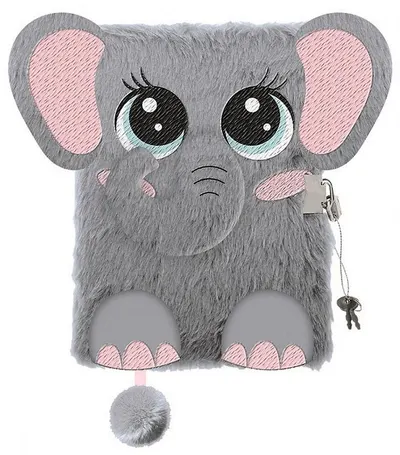 Jurnal secret de pluș St. Majewski My Little Friend - Pui de elefant