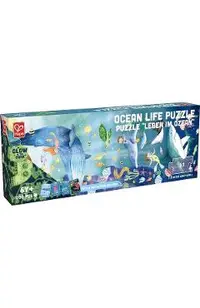 Puzzle fotoluminescent. Viata acvatica