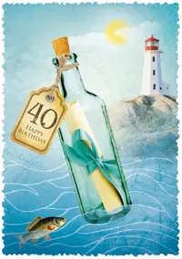 Felicitare Gespaensterwald Romantique - Happy Birthday, 40