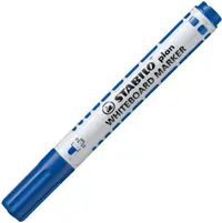 Marker pentru tablă albă Stabilo Plan – vârf rotund, albastru