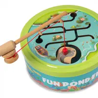 Joc de Pescuit Magnetic din Lemn in Cutie Montessori