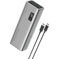 Baterie Externa Cuktech P+ No.15, 20000mAh, 150W, QC + PD, 1 x USB-A - 2 x USB-C, Gri CUKPB200GLBK