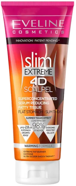 Eveline Slim Extreme 4D Ser pentru reducerea depozitelor de grăsime Scalpel, 250 ml