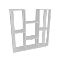 Raft NEVADA, alb, 89,6x21,9x93,2 cm