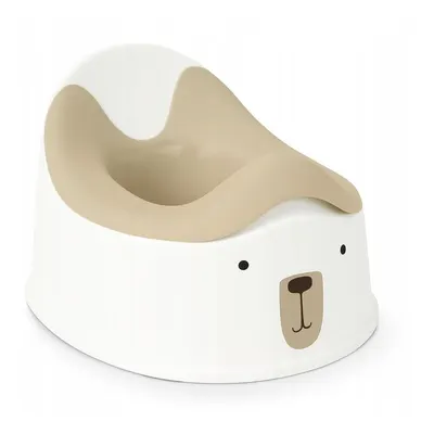 Olita pentru copii, Primabobo, Alex, Compartiment detasabil, Design ursulet, Fara BPA, Bej