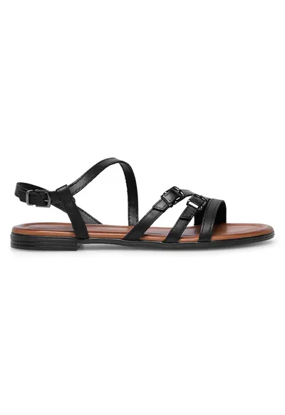 Sandale dama - ARENA - piele naturala - negru