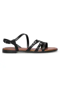 Sandale dama - ARENA - piele naturala - negru