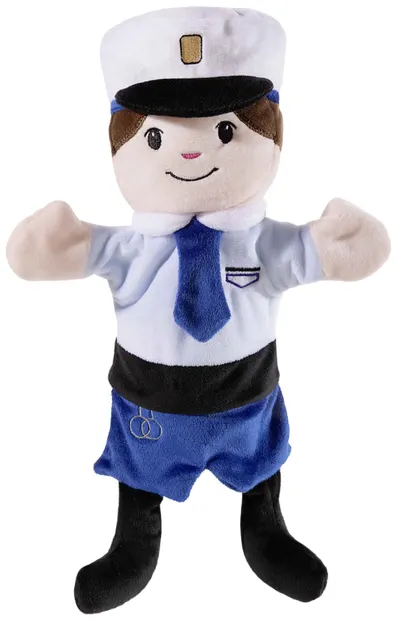 Păpușă pentru teatru Heunec - Poliţist, 24 cm