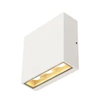 Corp iluminat de perete, aplica, BIG QUAD SUS / JOS lumini de perete, alb
