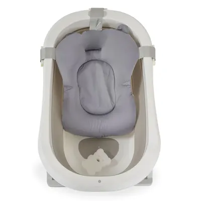 Set cadita pliabila si reductor textil Cangaroo Palma 75 x 35 cm Grey