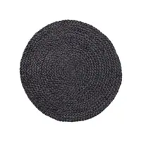 Suport farfurie din iută Södahl Ash ø 35 cm, negru