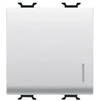 Intrerupator cap scara cu led 2 module 16A Gewiss Chorus GW10072, alb