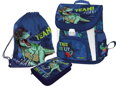 Set școlar Lizzy Card Dino Roar - 3 în 1