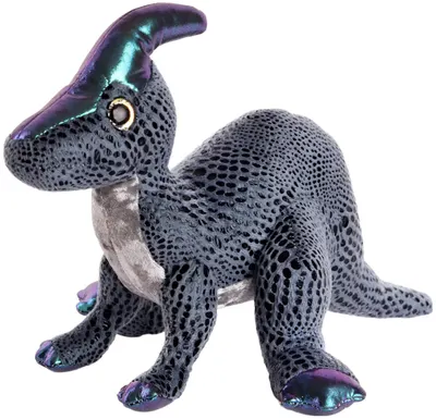 Jucărie de pluș Amek Toys - Dinozaur cu corn, 37 cm