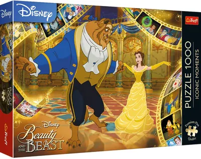 Puzzle Trefl din 1000 piese - Frumoasa și bestia