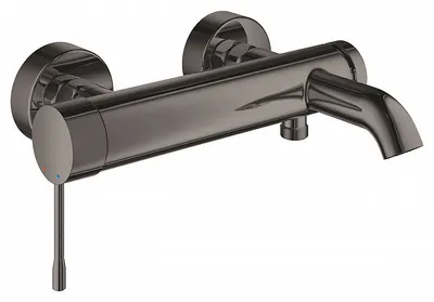 Baterie cada Grohe New Essence 33624A01, 1/2, monocomanda, cartus ceramic, diverter, protectie reflux, lucios, Hard Graphite
